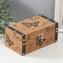 Шкатулка "Париж и бабочки" 18x10x8 см