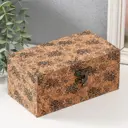 Шкатулка под пробку "Цветочный фон" 18x10x8 см
