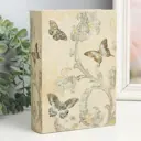 Шкатулка-книга Сказочные цветы и Бабочки Винтаж 4.5x13x18 см