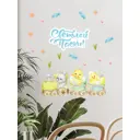 Наклейка Lisadecor S0374 40x50 см, 1 шт, надпись Светлой Пасхи