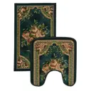 Коврик декоративный нейлон Нью Соса SMR 20540-green комплект 50x80+57x60 см