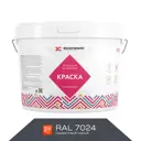Краска резиновая фасадная ECOROOM ERC-23-7024 цвет графитовый серый 5 л