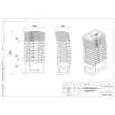 Ящик для хранения Polimer group FB25001 500 л. с дозатором 82.8x86x120 см полиэтилен цвет черный