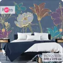Фотообои флизелиновые Barton Wall 500x270 см Узор цветы M203