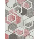 Обои бумажные Московская обойная фабрика Malex Design 0.53 м черно-красные 6324-9