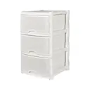 Комод Keeplex Kl379322048 3 ящика 30x37x52 см пластик цвет белый