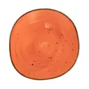 Тарелка Samold Хорека 21x21 см фарфор цвет коралловый