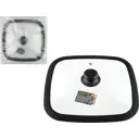 Крышка кухонная Mallony Quadrato 28 см закаленное стекло цвет прозрачный