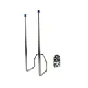 Крюк двойной U-образный Aldeghi Luigi S.p.A. 120x390x100x80 мм оцинкованный 105 кг