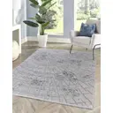 Ковер Leonidas B0751A White-Grey 80x150 см