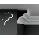 Плинтус потолочный Decostar PolyStyle SG-80/65 полистирол, белый, 2000x80x65 мм