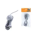 Шнур сетевой Tdm electric ШУН01В с ножным выключателем без заземления 3.5 м цвет серебряный металлик