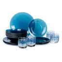 Столовый сервиз 16 предметов 4 персоны Luminarc S1238 стекло цвет топаз