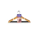 Набор плечиков 6 шт Attribute hanger 7x22.5x44 см дерево/металл цвет коричневый