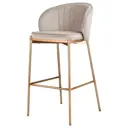 Барный стул Bergenson Bjorn Coral 52x102x53 см цвет серо-бежевый