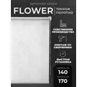 Рулонная штора Lm decor Флауэр 140x170 см цвет белый