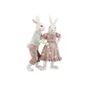 Фигурка декоративная "Танцующие кролики" 9.5x4.5x14.5 см