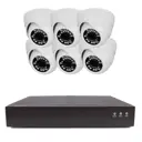 Комплект видеонаблюдения IP 8 Мп Ps-Link KIT-A806IP-POE 6 камер для помещения