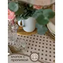 Скатерть на стол Colorprint Pease Beige прямоугольная 138x180 см мультиколор
