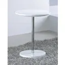 Столик кофейный круглый Gomlden 40x40x45 см белый