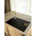 Салфетка под столовые приборы DeНастия E000580 32x45 см ПВХ цвет черный