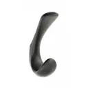 Крючок Gtv 2.6x4.5x9 см 2 рожка цвет черный матовый