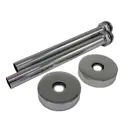 Комплект трубок SR Rubinetterie 15x1.0 с наружной резьбой 1/2x15 с круглыми отражателями цвет хром