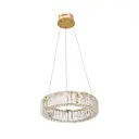 Люстра подвесная светодиодная Odeon light 5071-60l 14 м² нейтральный белый свет цвет жёлтый/золотой