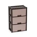 Комод 3 ящика Альтернатива М7835 30x71x47.50 см пластик цвет венге