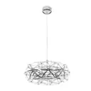 Светильник подвесной светодиодный Loft It 1898-500 chrome 6 м² теплый белый (желтый) свет цвет хром