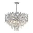 Люстра на штанге Arte perfetto luce 3337.0219.9.300.570.cr 9 ламп 18 м² цвет хром