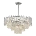 Люстра на штанге Arte perfetto luce 3337.0127.9.300.570.cr 9 ламп 18 м² цвет хром