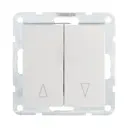 Клавиша выключателя для жалюзи Lk studio LK60 2 клавиши цвет белый