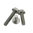 Болт Dinfix DIN 6921 с шестиг. Гол. с фланцем с зазубринами 6x20 А2 нержав. Сталь (50 шт) 00-0004037