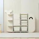Этажерка с ящиками Unix kids 32x114.5x154.5 см пластик цвет белый