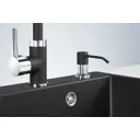 Дозатор для жидкого мыла GRANULA 1403 чёрный, 0.35л