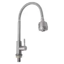 Смеситель для кухни Magnus 9213 гибкий излив 20 см цвет сатин