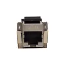 Модуль Keystone розеточный Teracom Pro Cat.5E RJ-45 экранированный FTP 110 IDC 90 градусов цвет серебристый металлик