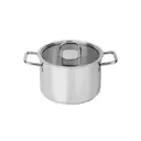 Кастрюля 4 л с крышкой Silampos Comfort Glass нержавеющая сталь цвет серебристый