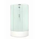 Душевая кабина Domani-spa Simple DS01Sm99MWM00-V1.2 средний поддон 90x90см