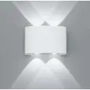 Настенный светильник светодиодный влагозащищенный Flylight 4cw холодный белый (голубой) свет цвет белый