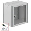 Шкаф телекоммуникационный серверный настенный Sysmatrix WP 6306.730 19" 6U 600x350x315 мм цвет серый
