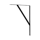 Кронштейн для полки Vormann 33x3 см нагрузка до 200 кг цвет черный