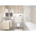 Керамическая плитка Laparet Jasper х9999281540 25x75см 1.69 м² цвет светло-серый, цена за упаковку