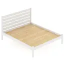 Кровать со сплошным основанием Solarius Классика 160x190 см массив сосны цвет белый