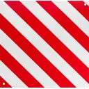Знак Негабаритный груз 40x40 см, красно-белый