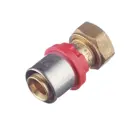 Муфта комбинированная Tiemme 1/2"x20 мм ВР-ВПр латунь 1650061