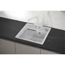 Врезная мойка Granula KITCHEN SPACE 50x51 см глубина 24.50 см кварц цвет белый