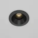 Светильник точечный встраиваемый светодиодный Maytoni Dl057-7w3k-b 2 м² под отверстие 5.8 см цвет черный