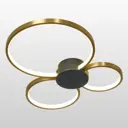 Люстра потолочная светодиодная Lussole Lsp-7112 10 м² теплый белый (желтый) свет цвет жёлтый/золотой